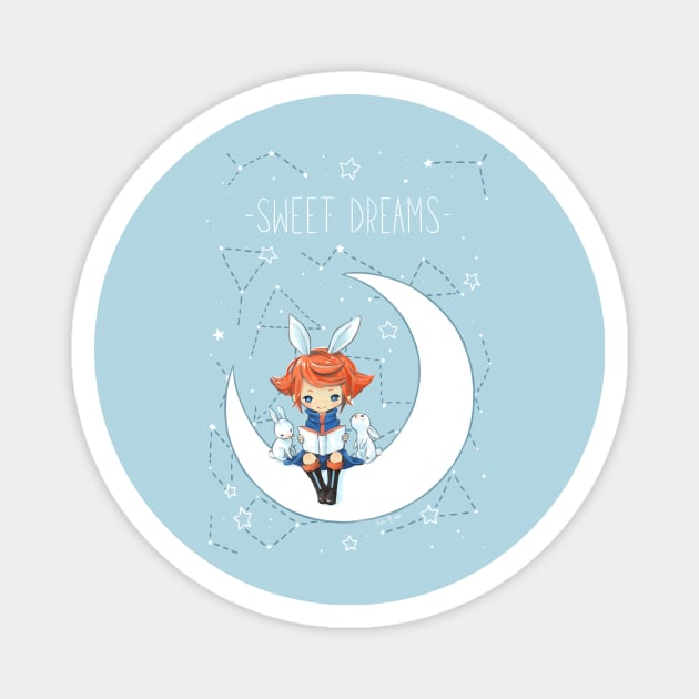 Sweet Dreams Magnet by Freeminds